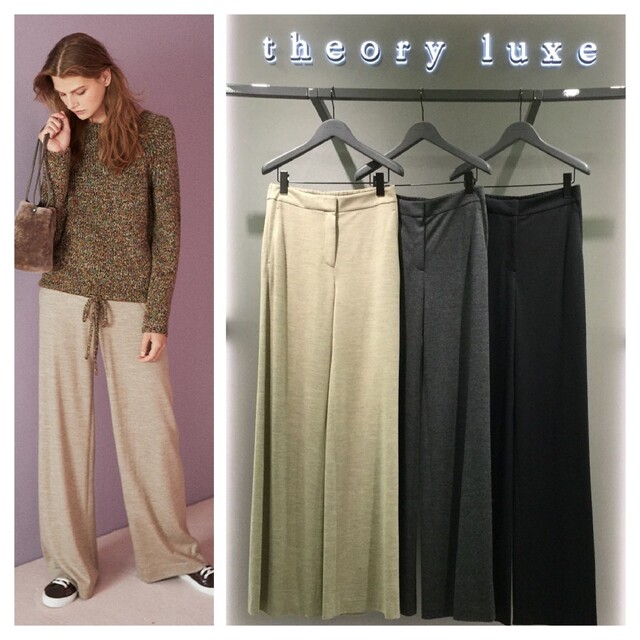 Theory luxe(セオリーリュクス)の極美品　 theoryluxe　カタログ掲載　ウールジャージーセットアップ レディースのレディース その他(セット/コーデ)の商品写真