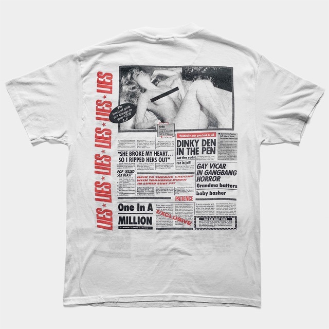 野村訓市着用|80sヴィンテージ Guns N' Roses Lies Tシャツ 野村訓市着用|80sヴィンテージ Guns N' Roses Lies Tシャツ
