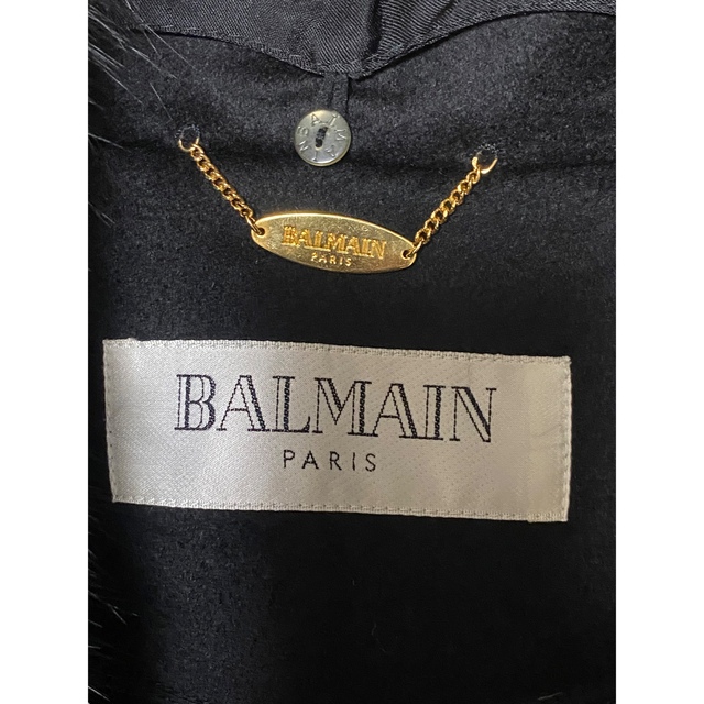 BALMAIN バルマン ロングコート カシミヤ シルク M BALMAIN バルマン ロングコート カシミヤ シルク M