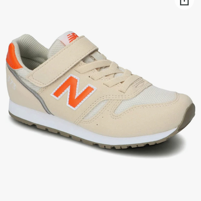 New Balance(ニューバランス)の【新品】ニューバランス　new balance スニーカー　ベージュ YV373 キッズ/ベビー/マタニティのキッズ靴/シューズ(15cm~)(スニーカー)の商品写真