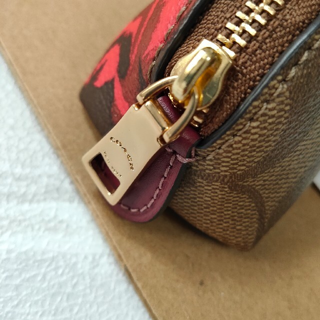 新商品★COACH コーチ シグネチャキャンバス ペンケース 花柄 フラワー 新商品★COACH コーチ シグネチャキャンバス ペンケース 花柄 フラワー