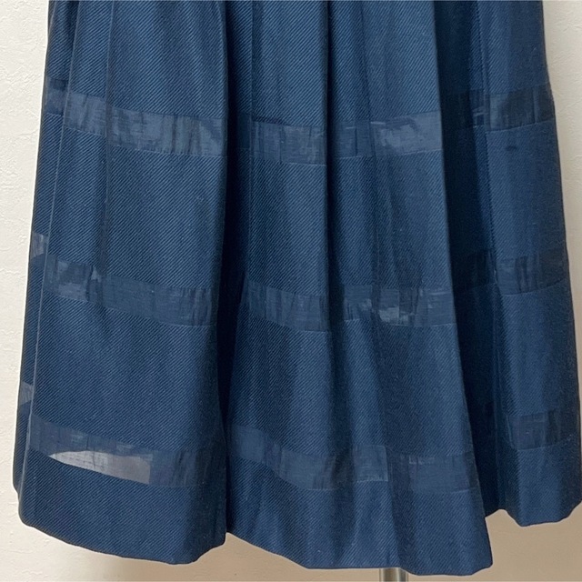 Banner Barrett(バナーバレット)のおしゃれ✨Banner Barrettバナーバレット✨フレアスカート Mネイビー レディースのスカート(ロングスカート)の商品写真