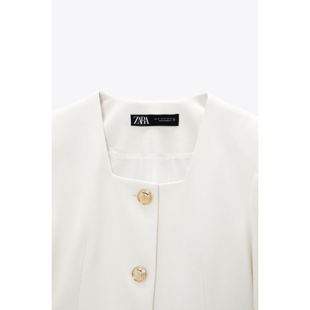 ZARA - 【ZARA】ベルト付きロングブレザーの通販 by Plaisir*ᵕ̈ ZARA - 【ZARA】ベルト付きロングブレザーの通販 by Plaisir*ᵕ̈