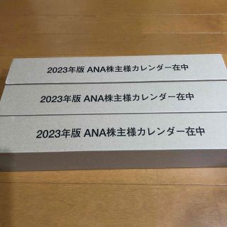 エーエヌエー(ゼンニッポンクウユ)(ANA(全日本空輸))のANAカレンダー　2023  3本セット(カレンダー/スケジュール)