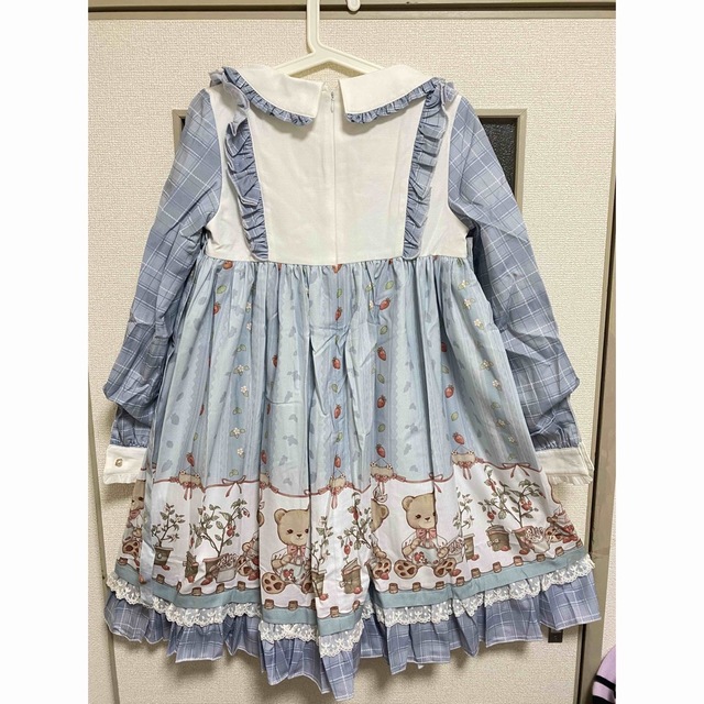 熊柄 ゴスロリロリータ lolita 洋服 可愛い 萌え ワンピース レディース レディースのワンピース(ミニワンピース)の商品写真