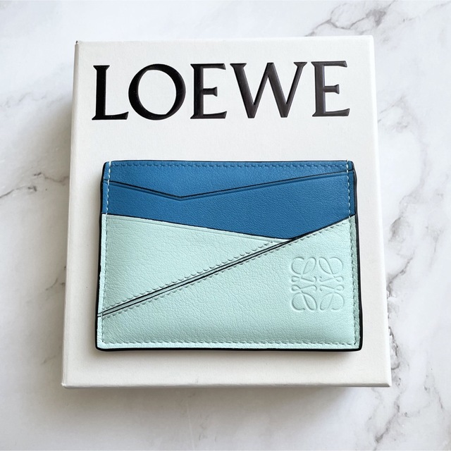 匿名配送！◆LOEWE◆ロエベ バイカラーパスケース カードケース