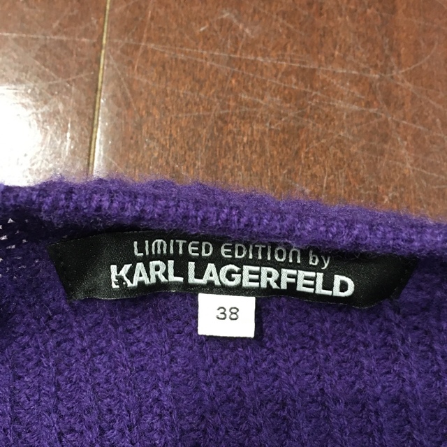 Karl Lagerfeld(カールラガーフェルド)のlimited edition by karl lagerfeld レディースのジャケット/アウター(ニットコート)の商品写真