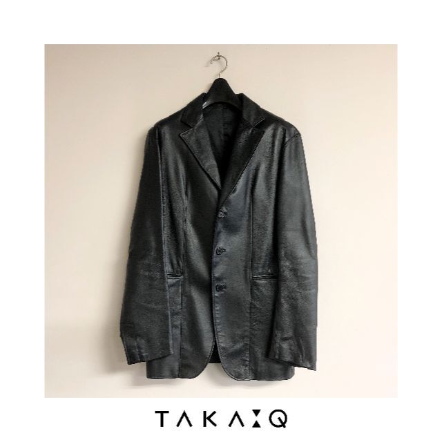 TAKA-Q(タカキュー)の革ジャケット 3ピース メンズ 本革 TAKA-Q タカキュー L USED メンズのジャケット/アウター(レザージャケット)の商品写真