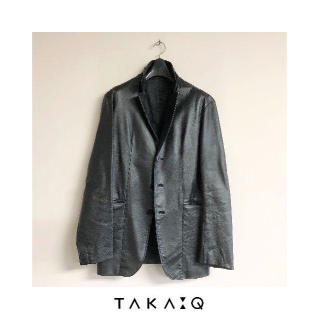 TAKA-Q(タカキュー)の革ジャケット 3ピース メンズ 本革 TAKA-Q タカキュー L USED メンズのジャケット/アウター(レザージャケット)の商品写真