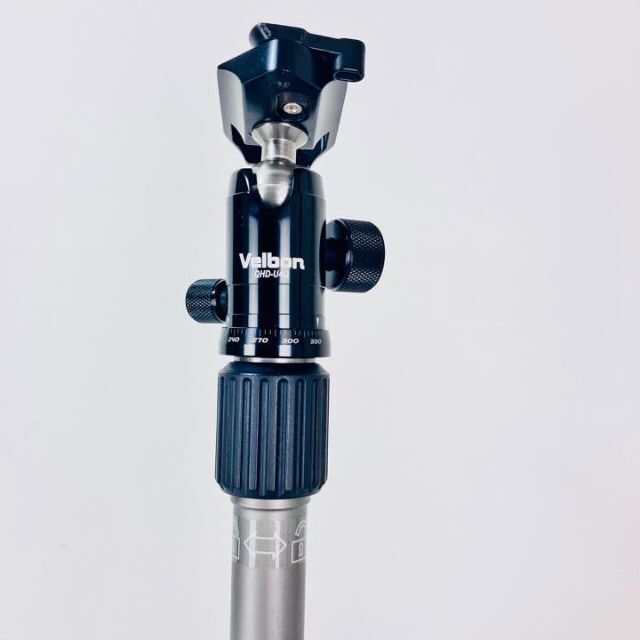 最安値】 Velbon UT-43Q トラベル三脚 ベルボン 自由雲台 QHD-U4Q