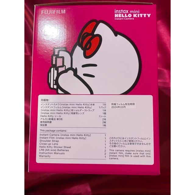 FUJI FILM INSTAX MINI HELLO KITTY スマホ/家電/カメラのカメラ(フィルムカメラ)の商品写真