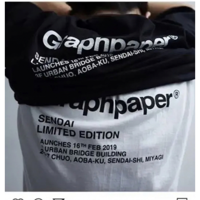 Tシャツ/カットソー(半袖/袖なし)graphpaper 本店限定オーバーサイズTシャツ　サイズ　フリー