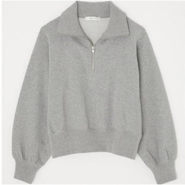 moussy(マウジー)のmoussy マウジー HALF ZIP SWEAT シャツ ハーフジップ レディースのトップス(トレーナー/スウェット)の商品写真