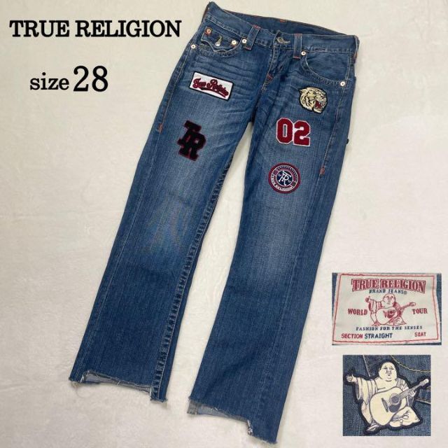 TRUE RELIGION 刺繍 デニム USA製 サイズ27