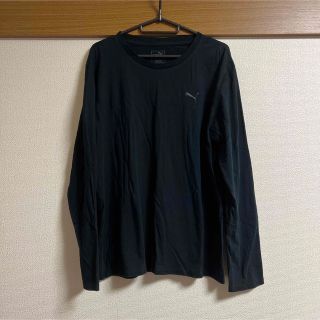 プーマ(PUMA)の美品　PUMA ロゴ　ロンT(Tシャツ/カットソー(七分/長袖))