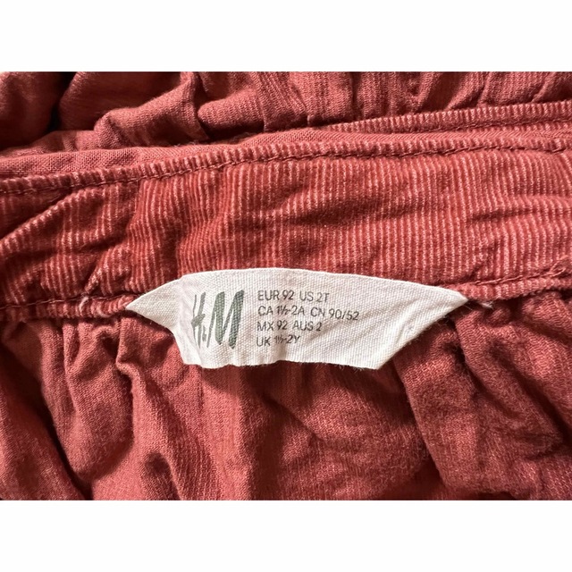 H&M(エイチアンドエム)のH&M  ジャンパースカート キッズ/ベビー/マタニティのキッズ服女の子用(90cm~)(ワンピース)の商品写真