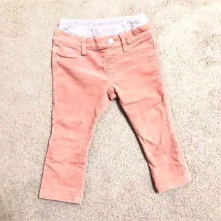 ザラキッズ(ZARA KIDS)の美品 処分価格大特価 コーデュロイ パンツ ピンク 80サイズ(パンツ)