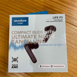 アンカー(Anker)の新品未使用 未開封品 Anker Soundcore Life P3 Black(ヘッドフォン/イヤフォン)