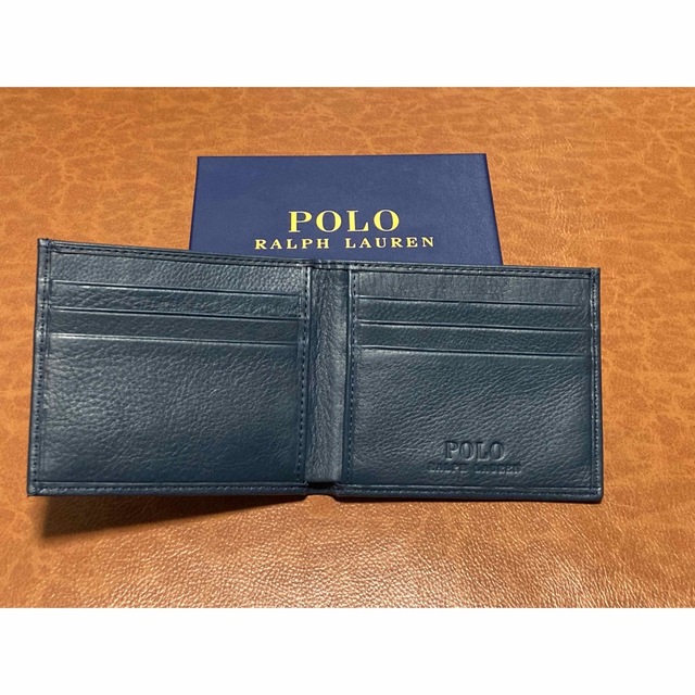 【新品未使用】ポロラルフローレン レザー 折り財布