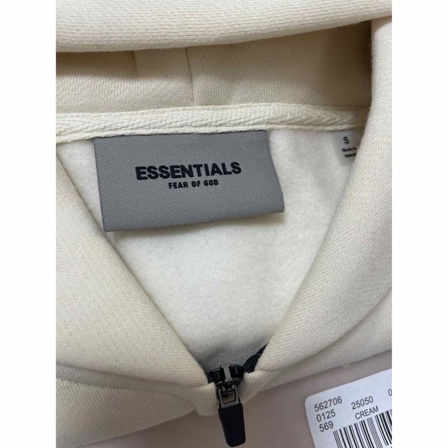 ESSENTIALSエッセンシャルズFULL-ZIP バックロゴ ジップパーカー 5