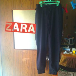 ザラ(ZARA)のZARA＊コットンパンツ(クロップドパンツ)