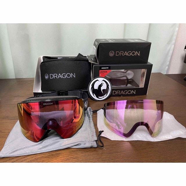 DRAGON PXV +スペアレンズセット スポーツ/アウトドア スノーボード