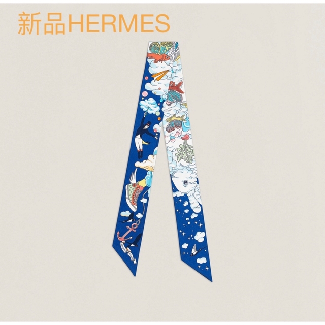 Hermes - 新品 2022AW 最新作 HERMES エルメス ツイリー 《雲の私》の ...