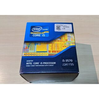 CPU  Intel core i5 3570 BOX(PCパーツ)