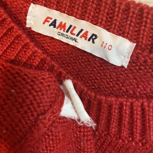 familiar(ファミリア)のfamiliar ニット　セーター キッズ/ベビー/マタニティのキッズ服女の子用(90cm~)(ニット)の商品写真