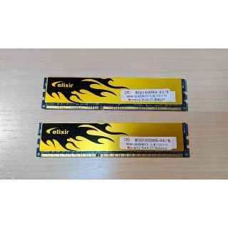 DDR3メモリ　CFD W3U1600HQ-8G/N　2枚セット計16GB(PCパーツ)