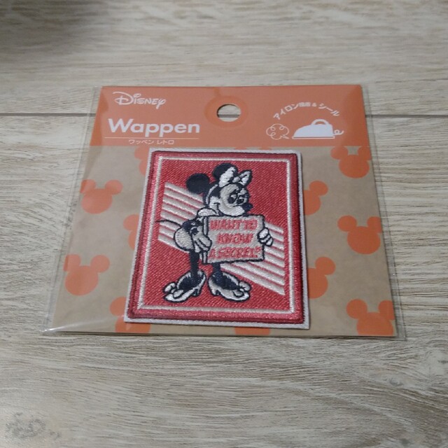 ミニー アイロンワッペン エンタメ/ホビーのおもちゃ/ぬいぐるみ(キャラクターグッズ)の商品写真
