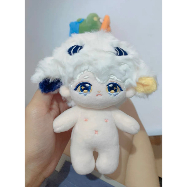 10cm 激カワ ぬいぐるみ 烛光小羊 本体+尻尾+耳 着せ替え 無属性 10cm 激カワ ぬいぐるみ 烛光小羊 本体+尻尾+耳 着せ替え 無属性