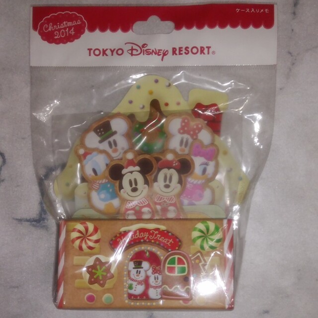 Disney(ディズニー)のディズニーランド　クリスマス2014メモセット エンタメ/ホビーのおもちゃ/ぬいぐるみ(キャラクターグッズ)の商品写真