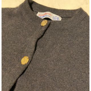 バランタインカシミヤ(BALLANTYNE CASHMERE)のballantyneバランタイン　スコットランドカシミア金ボタンカーディガン(カーディガン)