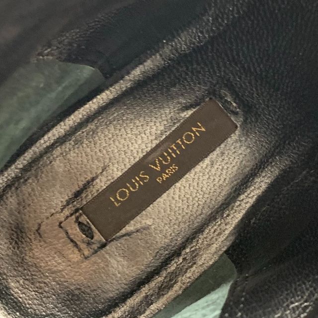 LOUIS VUITTON(ルイヴィトン)の3959 ヴィトン レザー ポケット 4way ロングブーツ ブラック レディースの靴/シューズ(ブーツ)の商品写真