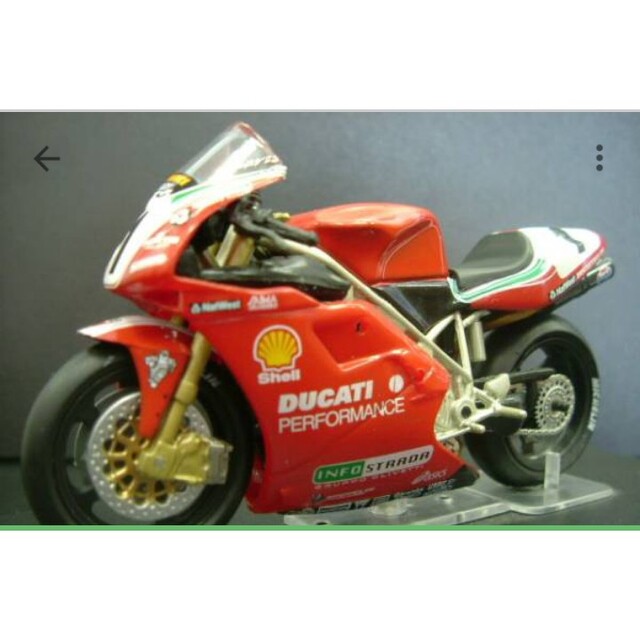 Ducati(ドゥカティ)のデアゴスティーニチャンピオンバイク1/24 ドゥカティ996R 新品未使用 エンタメ/ホビーのおもちゃ/ぬいぐるみ(ミニカー)の商品写真