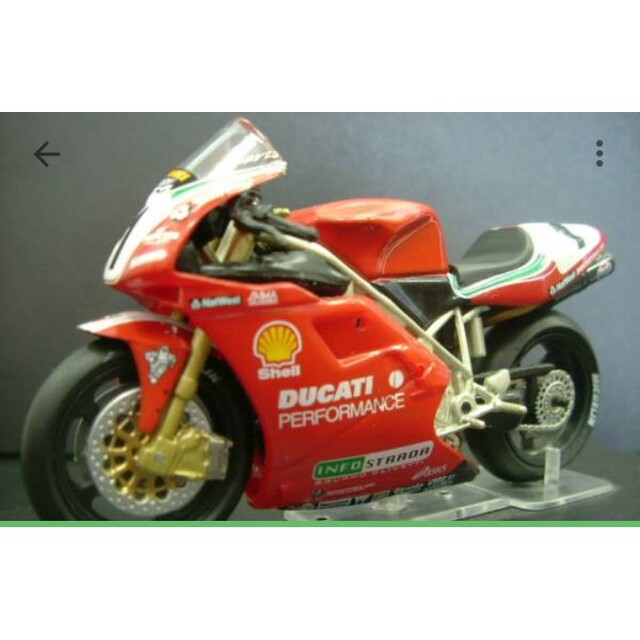 Ducati(ドゥカティ)のデアゴスティーニチャンピオンバイク1/24 ドゥカティ996R 新品未使用 エンタメ/ホビーのおもちゃ/ぬいぐるみ(ミニカー)の商品写真