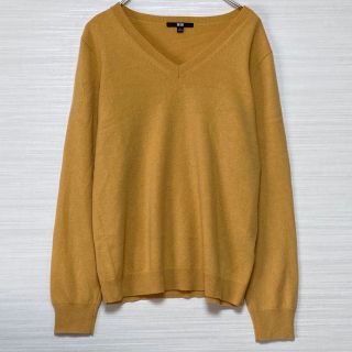 ユニクロ(UNIQLO)の美品 ユニクロ セーター カシミヤ100% Vネックニット トップス カシミヤ(ニット/セーター)