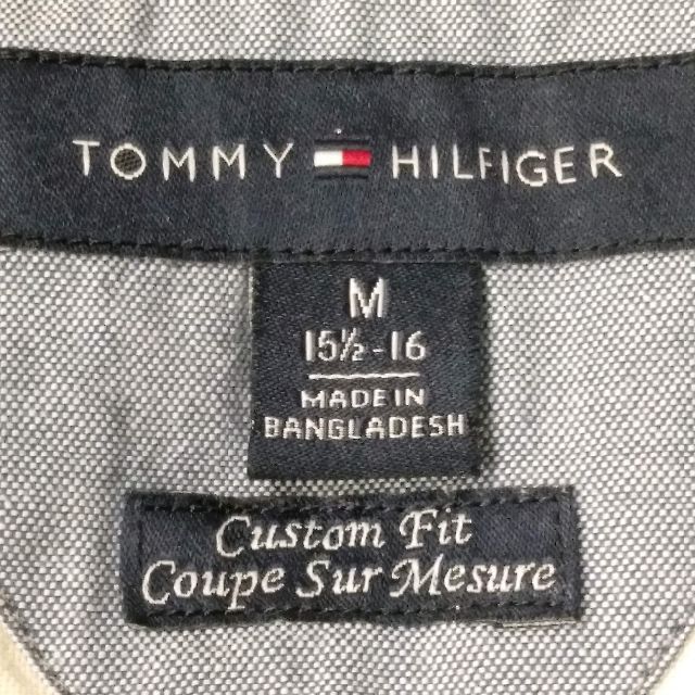 TOMMY HILFIGER(トミーヒルフィガー)の一点物US輸入★トミーヒルフィガー 長袖ボタンダウンシャツ マルチボーダー メンズのトップス(シャツ)の商品写真