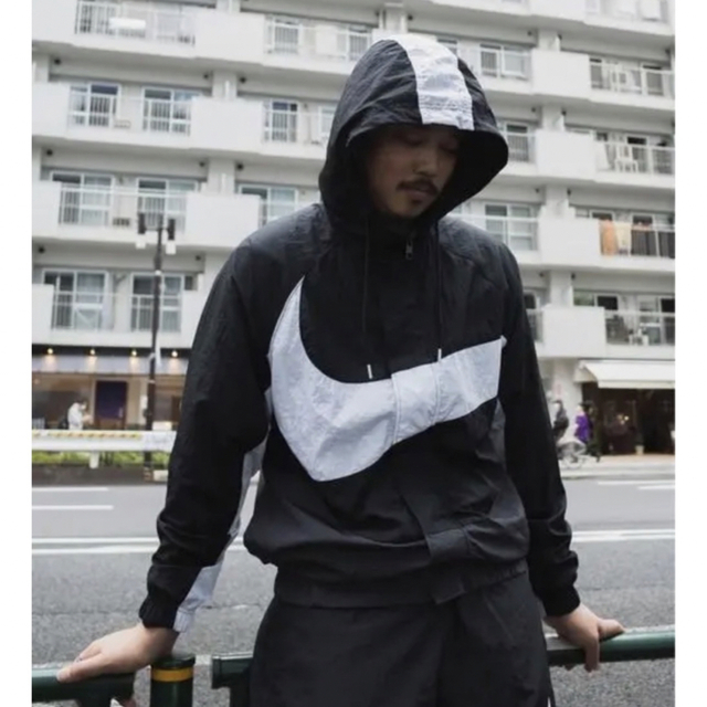 NIKE - ナイキ ビッグ スウッシュ ウーブン上下 セット ジャケットL