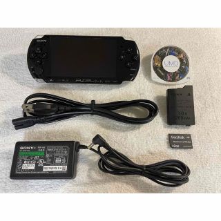 プレイステーションポータブル(PlayStation Portable)の☆良品☆　PSP-3000  ピアノブラック(携帯用ゲーム機本体)