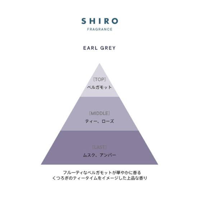 shiro(シロ)の1度のみ使用☆【USED】SHIRO アールグレイオードパルファン☕ コスメ/美容の香水(香水(女性用))の商品写真