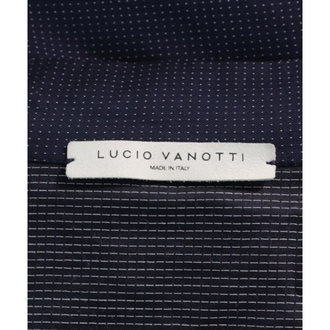 LUCIO VANOTTI カジュアルジャケット 3(L位) 紺系(ドット) 【古着】【中古】 メンズのジャケット/アウター(テーラードジャケット)の商品写真