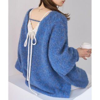 カスタネ(Kastane)の新品 silent 川口春奈 Kastane メランジVあきニットプルオーバー(ニット/セーター)