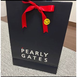 パーリーゲイツ(PEARLY GATES)のL様専用　可愛いニコちゃんシール付きリボン　ギフト用(バッグ)