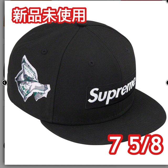 Supreme Money Box Logo New Era "Black"帽子