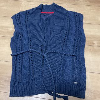 トミーヒルフィガー(TOMMY HILFIGER)のトミーヒルフィルガー　ニットベスト　M(ベスト/ジレ)