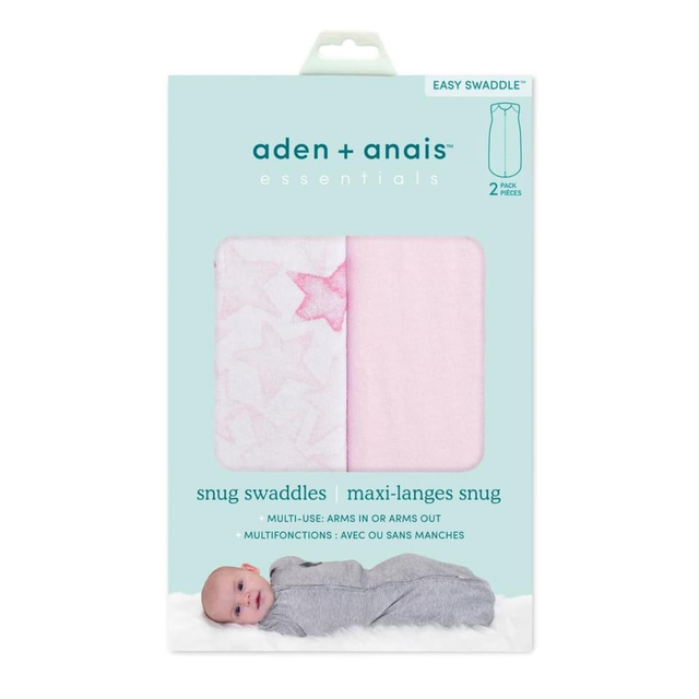 aden+anais(エイデンアンドアネイ)のaden + anais スナグスワドル おくるみ 2枚 キッズ/ベビー/マタニティのこども用ファッション小物(おくるみ/ブランケット)の商品写真