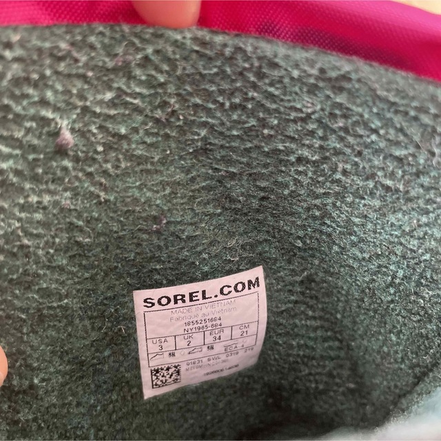 SOREL(ソレル)のSOREL ソレル　スノーブーツ　21センチ キッズ/ベビー/マタニティのキッズ靴/シューズ(15cm~)(ブーツ)の商品写真