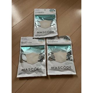 ［未開封］MASCODE マスコード 冷感ライトベージュMサイズ　7枚入×3袋(その他)
